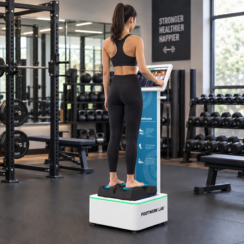 Choosing a Posture Analysis System Supplier: What Clinics Should Verify First 1 Foot assessment equipment in use — X5