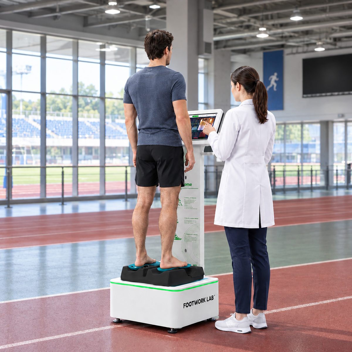 Posture Analysis With A Foot Scanner: What The Machine Sees And What It Misses 1 Foot assessment equipment in use — x5