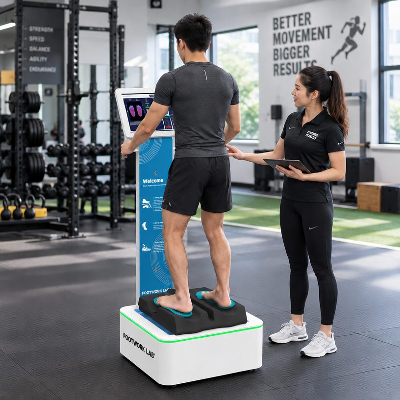 Choosing a Posture Analysis System Supplier: What Clinics Should Verify First 3 Foot assessment equipment in use — X5