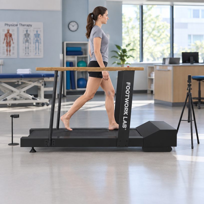 Pediatric Gait Analysis: Planning for Smaller Feet and Shorter Sessions 1 F5-LAB dynamic gait system — FOOTWORK LAB