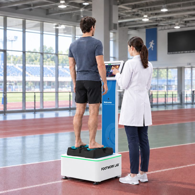 Choosing a Posture Analysis System Supplier: What Clinics Should Verify First 2 Foot assessment equipment in use — X5