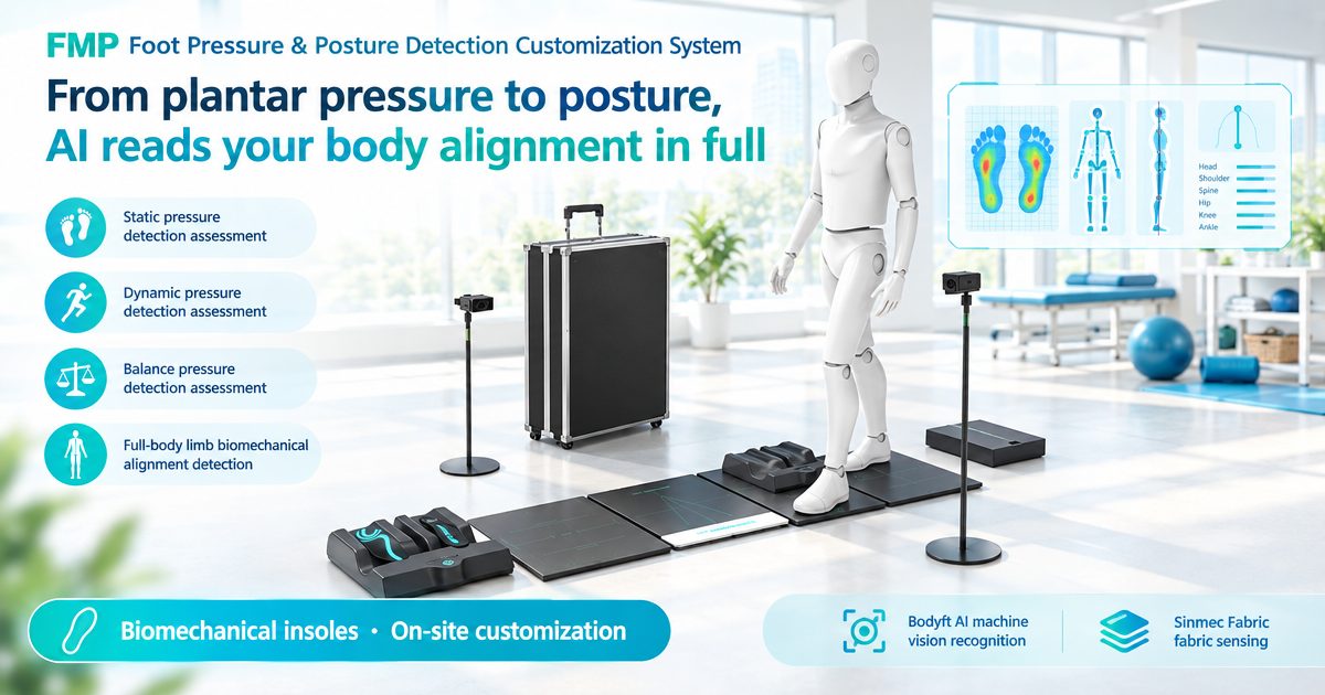Foot assessment equipment in use — f2