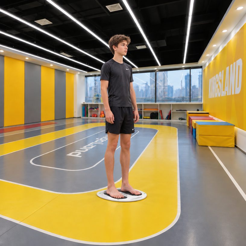 Foot assessment equipment in use — F2